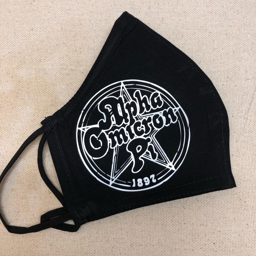 Alpha Omicron Pi Face Mask